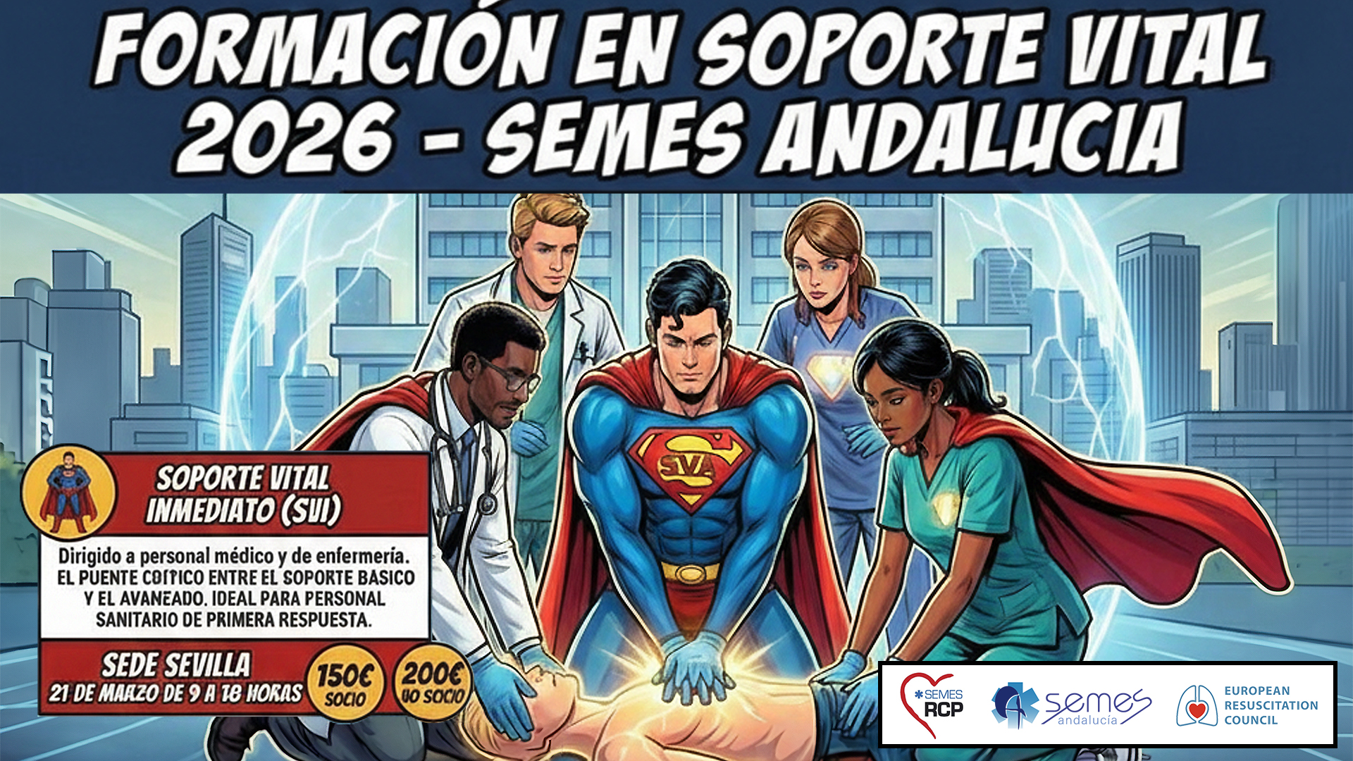 Curso Soporte Vital Inmediato (SVI) - Sede Sevilla