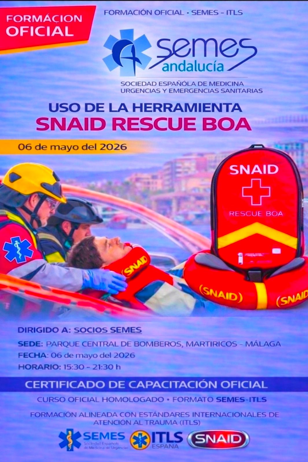 Curso SNAID RESCUE BOA: Capacitación en Atención al Trauma